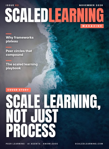 ScaledLearning Magazine, Issue 02, November 2026: Scale Learning, Not Just Process